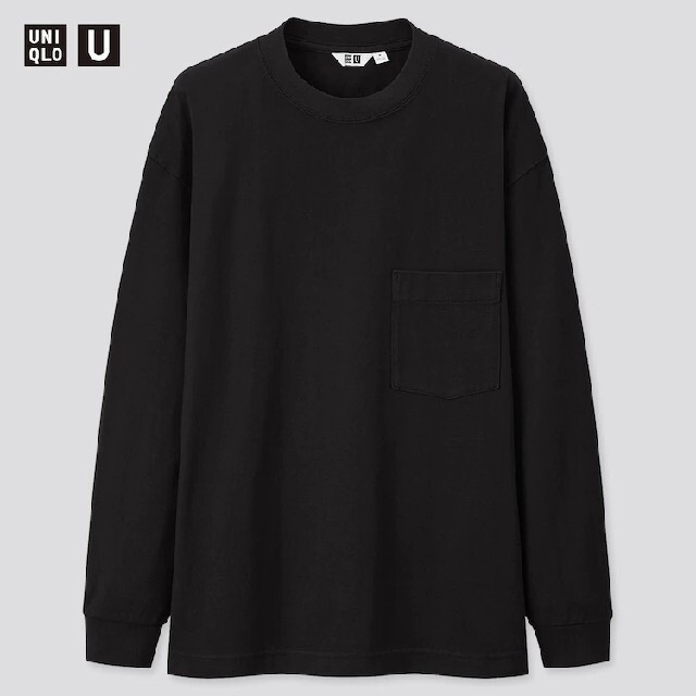 UNIQLO(ユニクロ)のUNIQLO クルーネックTシャツ 胸ポケットつき メンズのトップス(Tシャツ/カットソー(七分/長袖))の商品写真