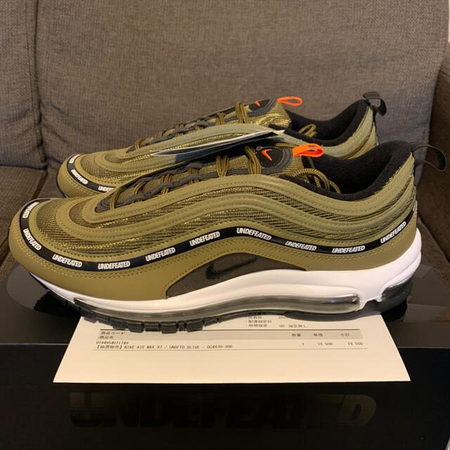 定価以下 NIKE AIR MAX 97 UNDEFEATED OLIVE 28