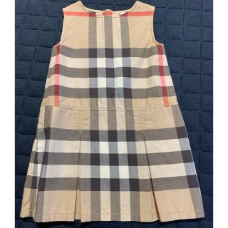 バーバリー(BURBERRY)のご専用 バーバリーキッズ  ワンピース、カーディガン3点セット 6Y(ワンピース)