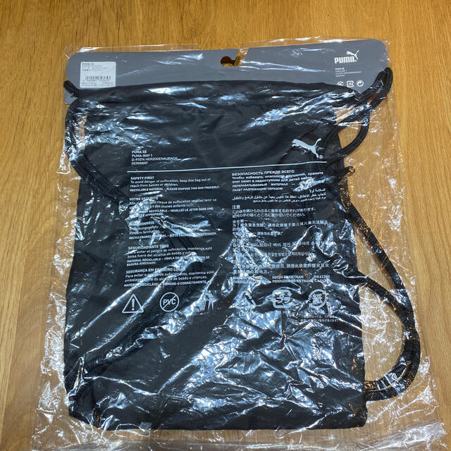 PUMA(プーマ)の新品　プーマ　PUMA  GYM SACK 黒 メンズのバッグ(バッグパック/リュック)の商品写真