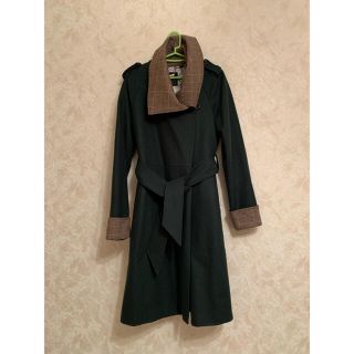 極美品✨テッドベイカー カシミヤ混 ベルテッドコート ビッグカラー
