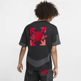 ナイキ(NIKE)のoff-white jordan オフホワイト ジョーダン Tシャツ Lサイズ(Tシャツ/カットソー(半袖/袖なし))