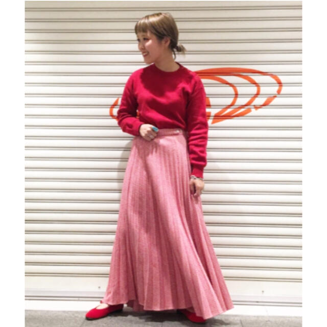 BEAMS BOY マチュアリー アコーディオンプリーツスカート - ロングスカート