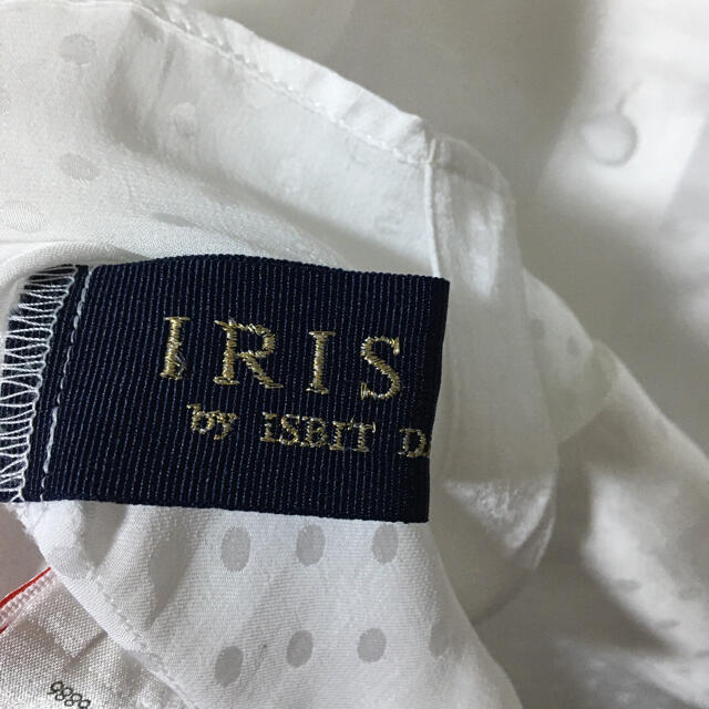 ISBIT(アイズビット)のisbit  ドット柄ブラウス　ビュルデサボン好きな方 レディースのトップス(シャツ/ブラウス(半袖/袖なし))の商品写真