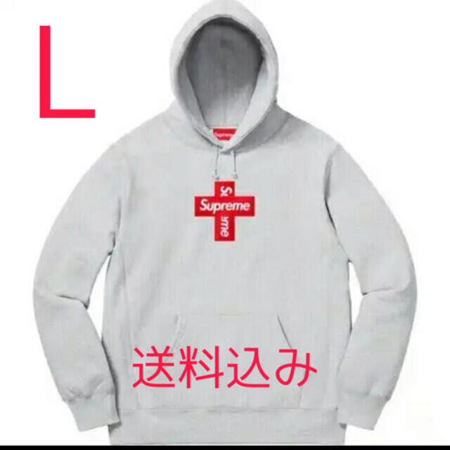 Cross Box Logo Hooded Sweatshirt supremeboxlogo