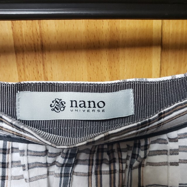 nano・universe(ナノユニバース)の新品 インポートチェックティアードマキシスカート レディースのスカート(ロングスカート)の商品写真