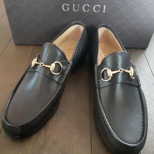 想像を超えての Gucci - GUCCI メンズ 40E ホースビットローファー