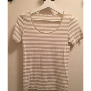 ユナイテッドアローズ(UNITED ARROWS)のゴールドラメボーダーTシャツ(Tシャツ(半袖/袖なし))