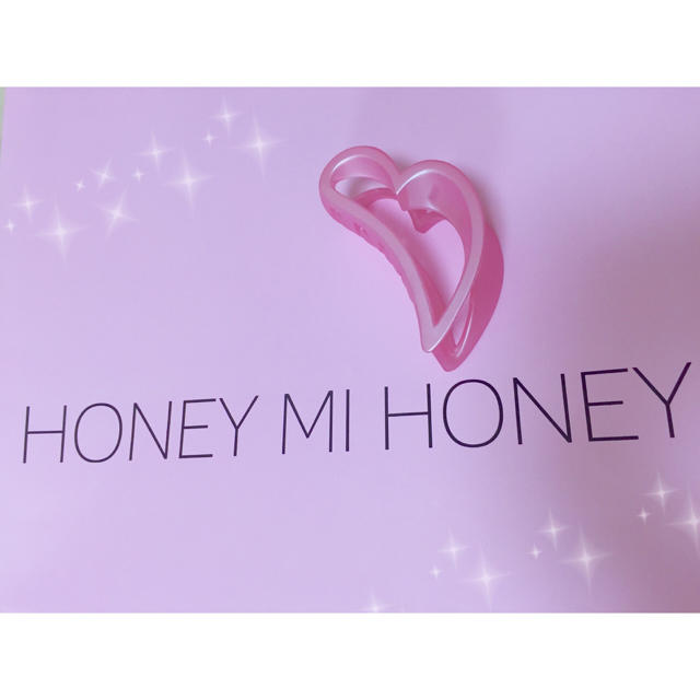 Honey mi Honey(ハニーミーハニー)のハートバレッタ♡ レディースのヘアアクセサリー(バレッタ/ヘアクリップ)の商品写真