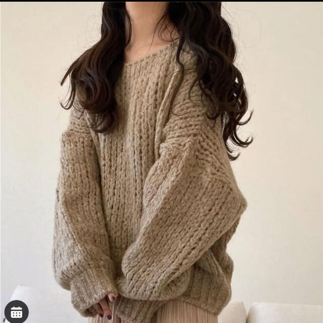 Kastane(カスタネ)のlawgy aw ami knit レディースのトップス(ニット/セーター)の商品写真