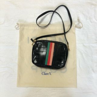 クレアヴィヴィエ(CLARE VIVIER)の【KELLY様専用】CLARE VIVIER ポシェット　ブラック(ショルダーバッグ)