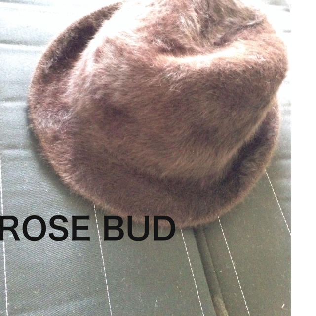 ROSE BUD(ローズバッド)のROSEBUDのアンゴラファーハット帽子 レディースの帽子(ハット)の商品写真