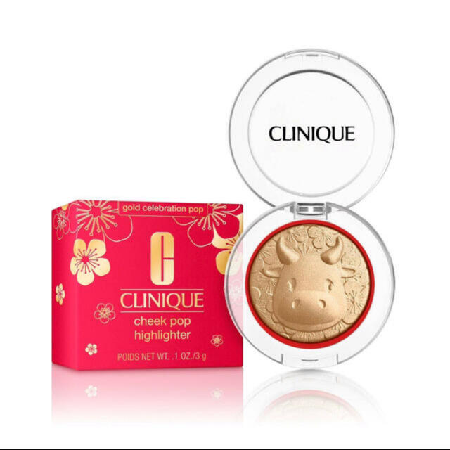 CLINIQUE(クリニーク)の新品♥︎ クリニーク チークポップハイライター ウシ コスメ/美容のベースメイク/化粧品(フェイスカラー)の商品写真