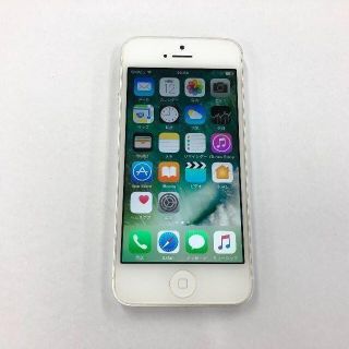 アップル(Apple)のsoftbank iPhone5 16GB ホワイト(スマートフォン本体)