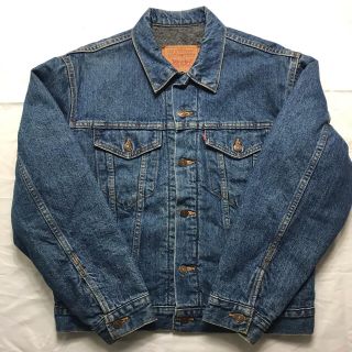 リーバイス(Levi's)の【希少】リーバイス デニムジャケット フリース　オーバーサイズ　ヴィンテージ(Gジャン/デニムジャケット)