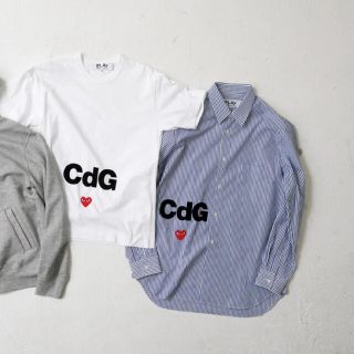 コムデギャルソン(COMME des GARCONS)のコム・デ・ギャルソン　ストライプシャツ(Tシャツ(半袖/袖なし))