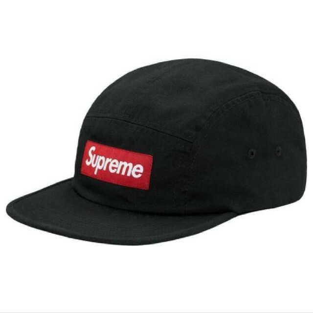 Supreme Washed Chino Twill Camp Cap 黒