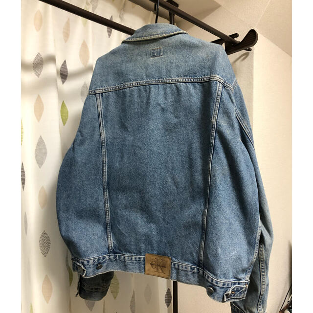 Calvin Klein(カルバンクライン)の90s Calvin Klein デニムジャケット Gジャン サイズ表記XL メンズのジャケット/アウター(Gジャン/デニムジャケット)の商品写真