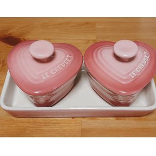 ルクルーゼ(LE CREUSET)の★新品★ルクルーゼ　プチ・ラムカン・ダムール・セット(容器)