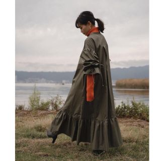 ビューティアンドユースユナイテッドアローズ(BEAUTY&YOUTH UNITED ARROWS)のakurフリルワンピース(ロングワンピース/マキシワンピース)