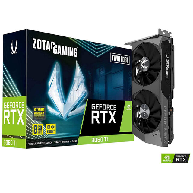 競売 ZOTAC RTX3060 グラフィックボード Edge Twin ti PCパーツ - www