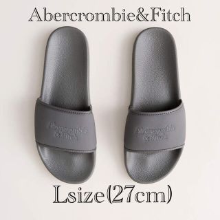 アバクロンビーアンドフィッチ(Abercrombie&Fitch)の新品★ Abercrombie＆Fitch ロゴ スライド サンダル(ビーチサンダル)