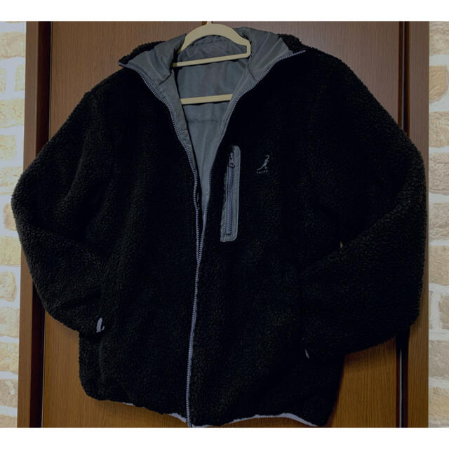 KANGOL(カンゴール)のKANGOL カンゴール リバーシブル シープボア フリース ジャケット M メンズのジャケット/アウター(ブルゾン)の商品写真