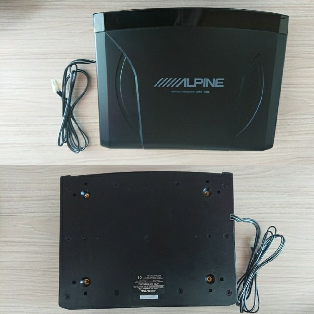 ALPINE SWE-1200 努め パワードサブウーファー ALPINE SWE-1200 努め パワードサブウーファー