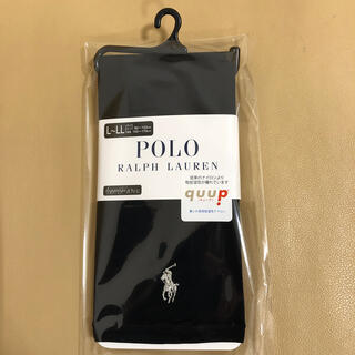 ポロラルフローレン(POLO RALPH LAUREN)の新品　レディース  ポロラルフローレン　10分丈黒レギンス　L〜LL寸　日本製(レギンス/スパッツ)