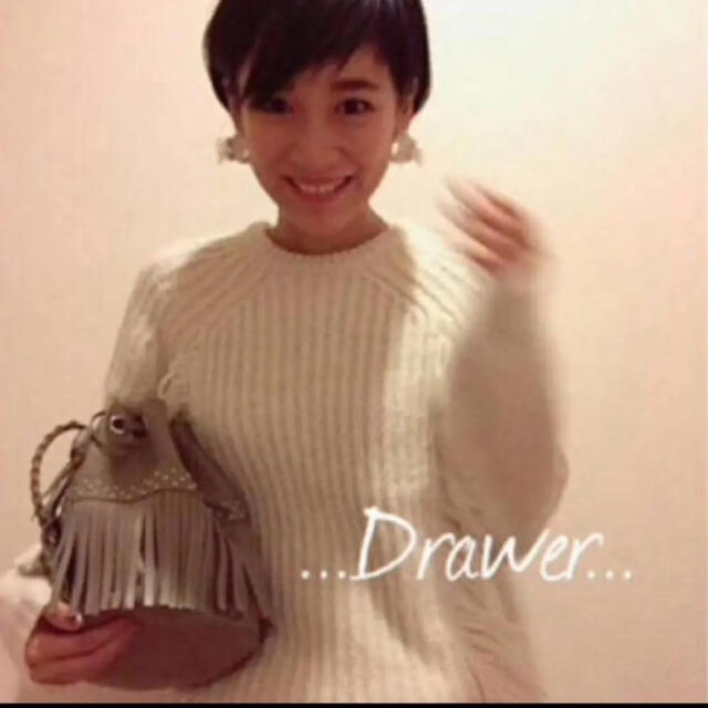 DRAWER ドゥロワー フリンジニットセーター 村上沙織愛用