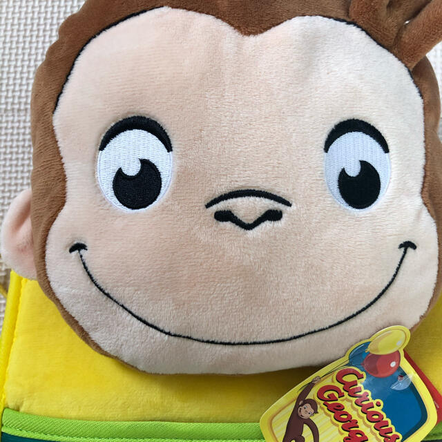 おさるのジョージ　ウォールポケット エンタメ/ホビーのおもちゃ/ぬいぐるみ(キャラクターグッズ)の商品写真