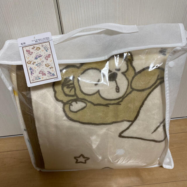 ダッフィー(ダッフィー)の【新品未開封品】ディズニーシー ダッフィ 毛布 正規品 インテリア/住まい/日用品の寝具(毛布)の商品写真