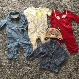 ベビーギャップ(babyGAP)のベビー 子供服 ロンパース まとめ売りGAP ディズニー カーディガン(ロンパース)