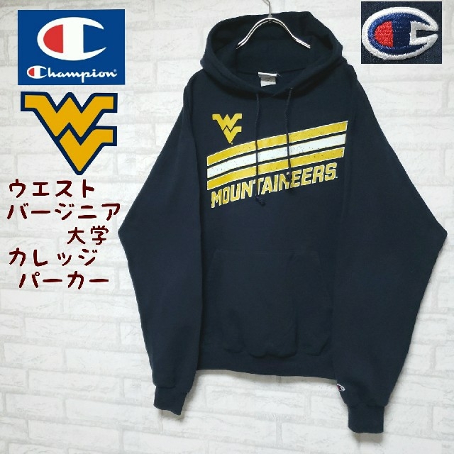 Champion チャンピオン Champion ウエストバージニア大学 カレッジパーカーの通販 By ピーズ チャンピオンならラクマ