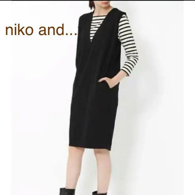 niko and...(ニコアンド)のniko and... 重ね着風ワンピース レディースのワンピース(ひざ丈ワンピース)の商品写真