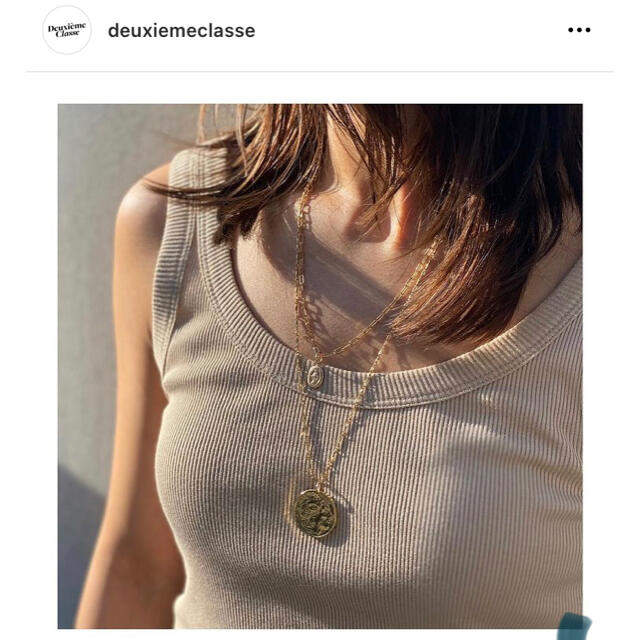 DEUXIEME CLASSE  RUEBELLE コインネックレスレディース