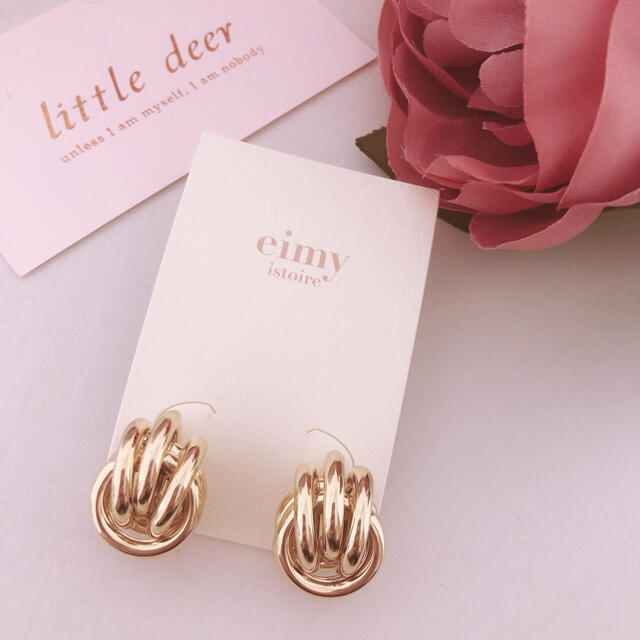 eimy istoire(エイミーイストワール)のeimy istoire リトルリングコンビピアス レディースのアクセサリー(ピアス)の商品写真