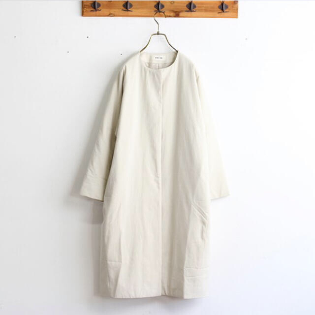 evam eva(エヴァムエヴァ)のevam eva/ padding dolman long coat レディースのジャケット/アウター(ロングコート)の商品写真