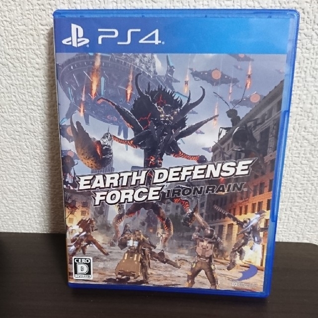 PlayStation4(プレイステーション4)のPS4  EARTH DEFENSE FORCE アース ディフェン 中古品 エンタメ/ホビーのゲームソフト/ゲーム機本体(家庭用ゲームソフト)の商品写真