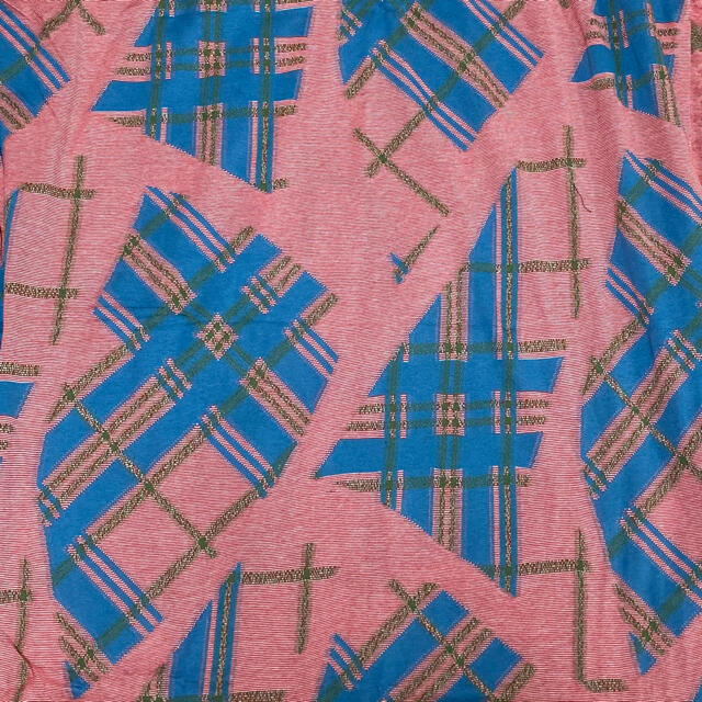 Vivienne Westwood(ヴィヴィアンウエストウッド)のアパレル残反 ニット生地 ウール×コットン×レーヨン 薄手 161×260 ハンドメイドの素材/材料(生地/糸)の商品写真