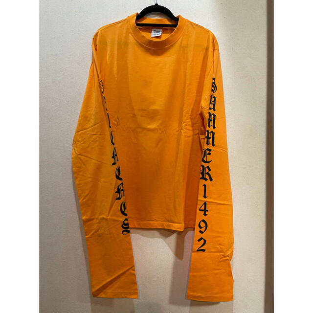 VETEMEMES Oversized Long sleeve Tee - Tシャツ/カットソー(七分/長袖)