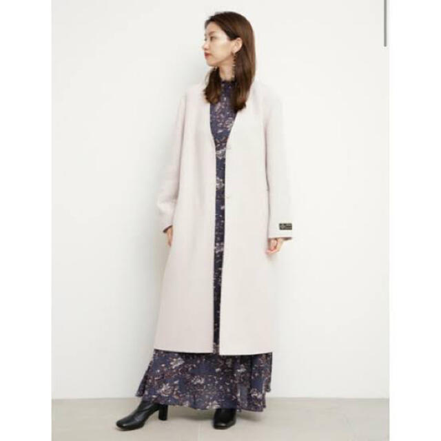 大特価!! FRAY I.D - ノーカラーリバーコート ロングコート 大特価!! FRAY I.D - ノーカラーリバーコート ロングコート