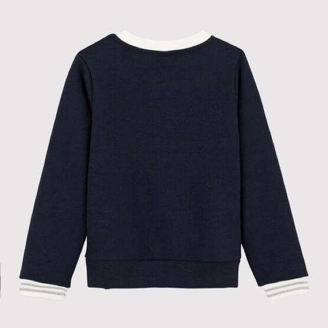 PETIT BATEAU(プチバトー)のyooo29様専用　プチバトー　5ans ロゴ入り　スウェット長袖プルオーバー  キッズ/ベビー/マタニティのキッズ服女の子用(90cm~)(Tシャツ/カットソー)の商品写真