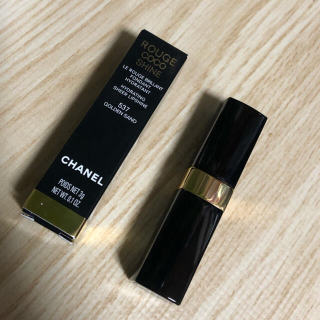 CHANEL(シャネル)のchanel リップ　限定色　537 ゴールデンサンド コスメ/美容のベースメイク/化粧品(口紅)の商品写真