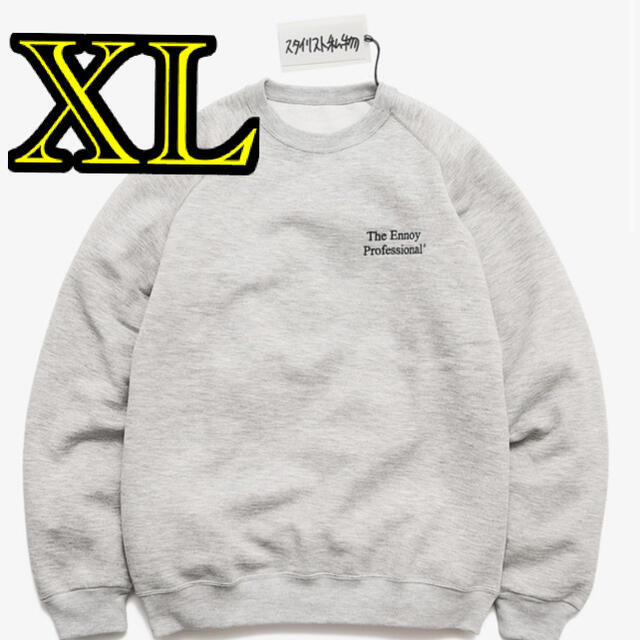 未開封新品　エンノイ　スタイリスト私物 グレー XL Crewneck  メンズのトップス(スウェット)の商品写真