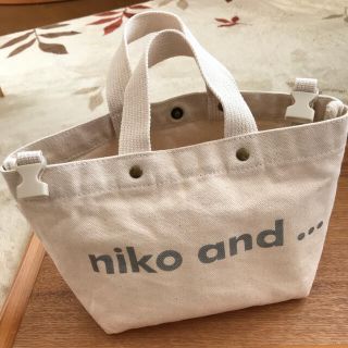 ニコアンド(niko and...)のniko and …  ミニトートバッグ　2way ショルダーバッグ　※お値下げ(トートバッグ)