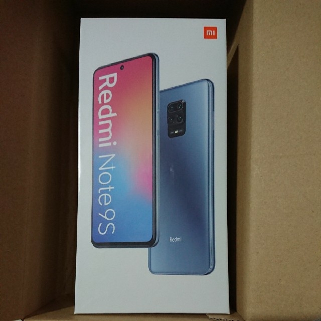 新品未開封 Xiaomi Red mi Note 9S オーロラブルー