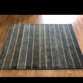 ウールギャベ  手織り 120×180cm センターラグサイズ 新品未使用(ラグ)