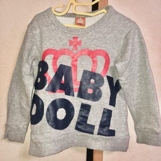 ベビードール(BABYDOLL)のBABY DOLL トレーナー110サイズ　グレー(Tシャツ/カットソー)