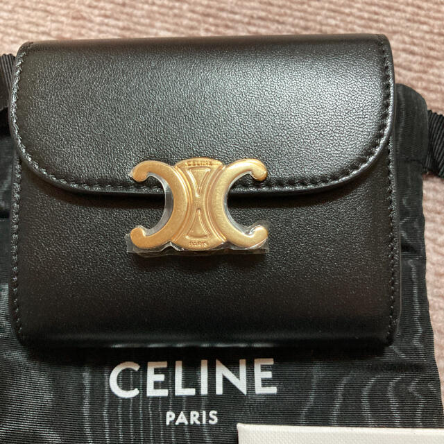 誠実 celine セリーヌ三つ折り財布トリオンフ - 財布 - printwise.ie